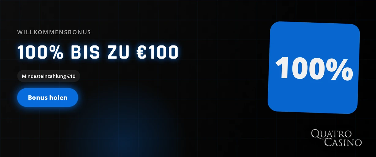 Beantrage 100%-Bonus jetzt.