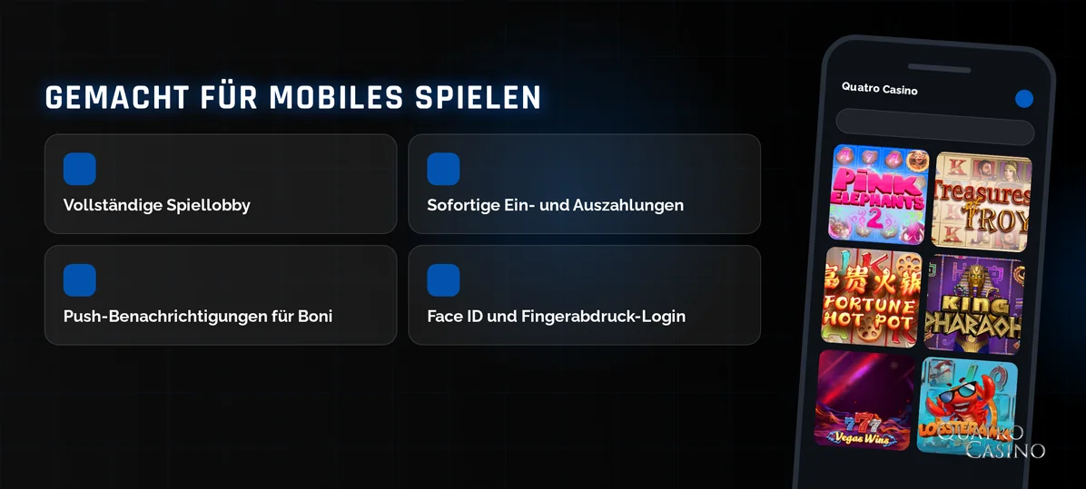 Prüfe mobile App-Funktionen